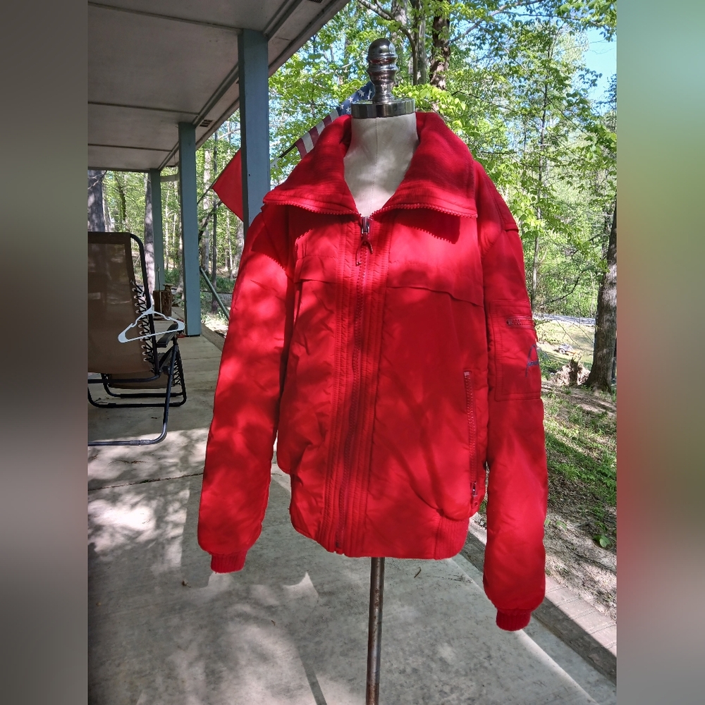 HEAD (3M). VINTAGE Red Zip-Up‎ Jacket